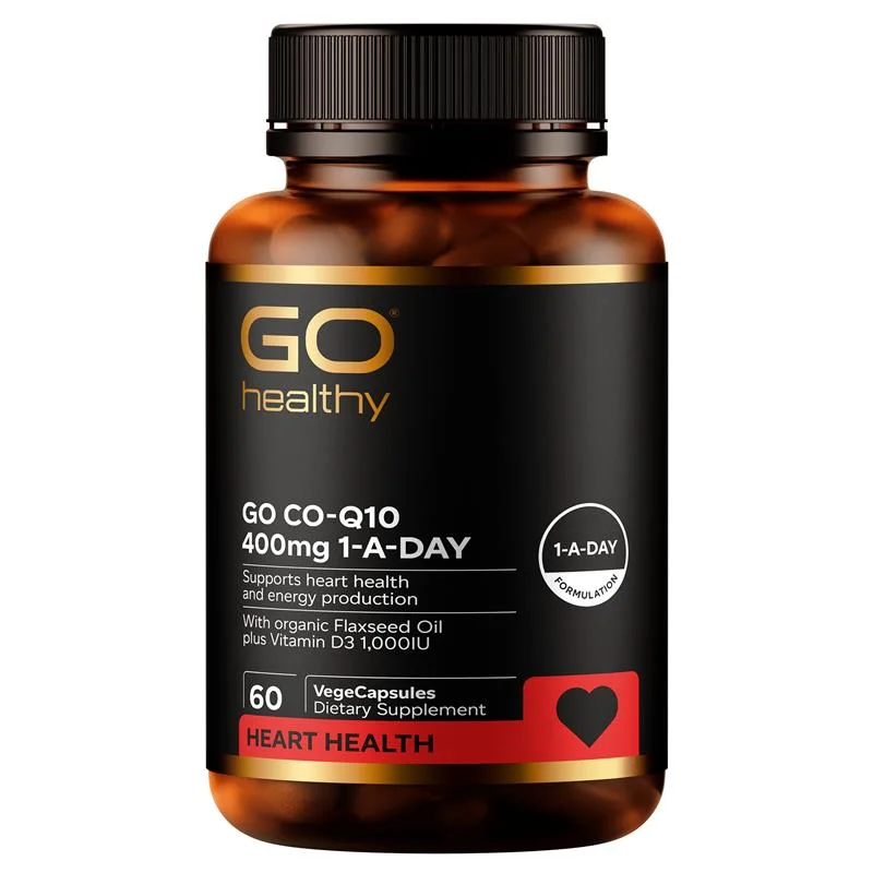 Go Healthy co-q10 400mg 60c 高之源 高含量 辅酶 400mg 60粒 【保质期2029/05】